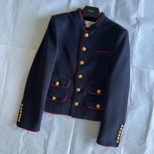 celine black women's jacket